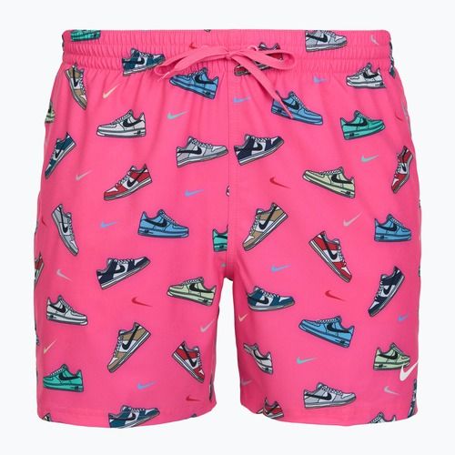 Herren-Badeshorts Nike Multi Print 5" Volley pinksicle