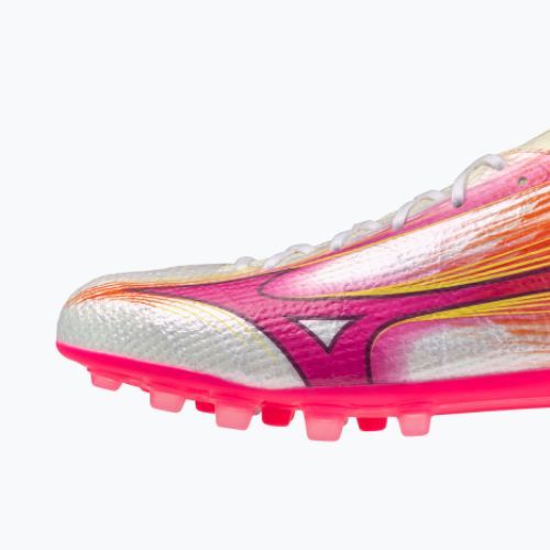 Fußballschuhe Mizuno Alfa III Elite AG white/fuchsia purple