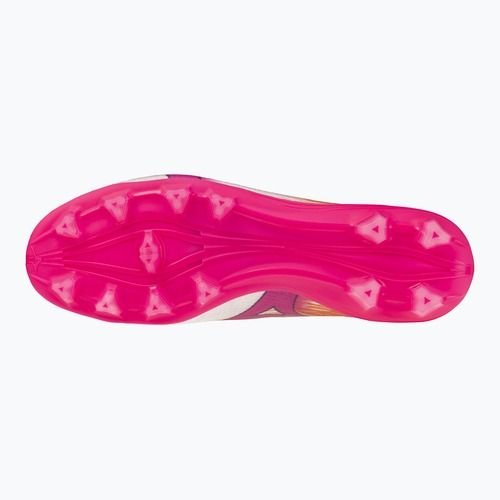 Fußballschuhe Mizuno Alfa III Pro FG white/fuchsia purple