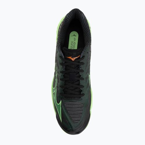 Volleyballschuhe Mizuno Wave Lightning Elite black/glowing apple/mandarin orange