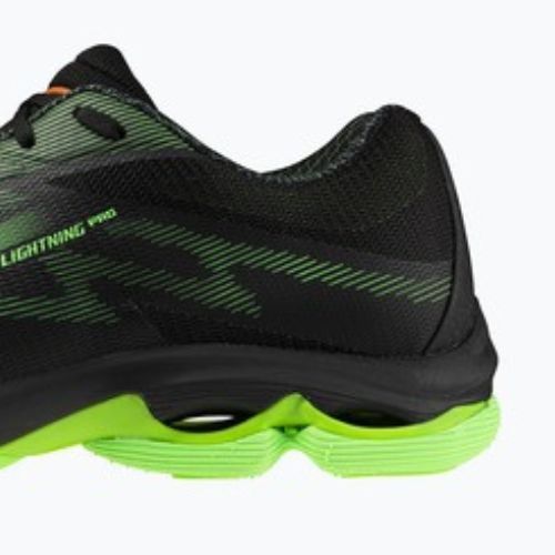 Volleyballschuhe Mizuno Wave Lightning Pro black/gloving apple/mandarin orange