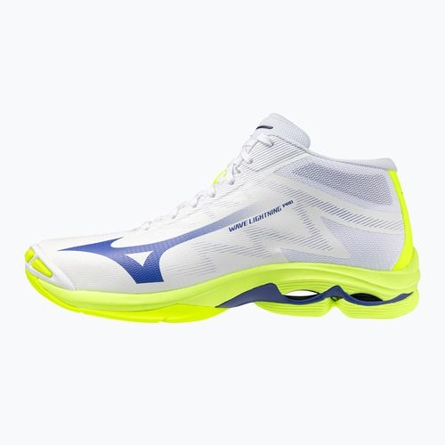 Volleyballschuhe Mizuno Wave Lightning Pro Mid white/lighting yellow/dazzling blue