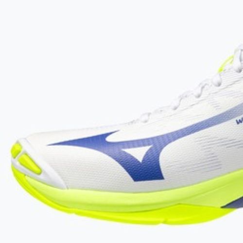 Volleyballschuhe Mizuno Wave Lightning Pro Mid white/lighting yellow/dazzling blue