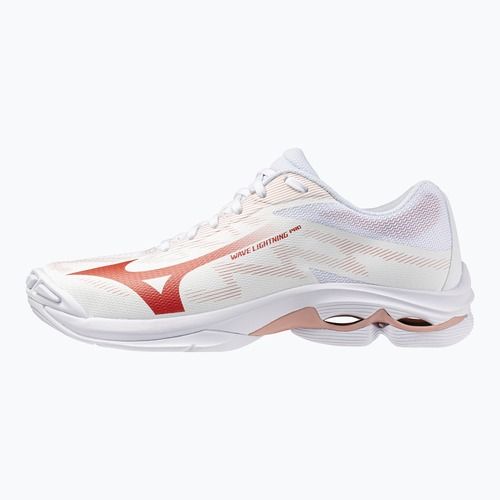 Damen-Volleyballschuhe Mizuno Wave Lightning Pro white/rose elegance/lava falls