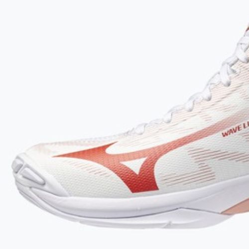Damen-Volleyballschuhe Mizuno Wave Lightning Pro Mid white/rose elegance/lava falls