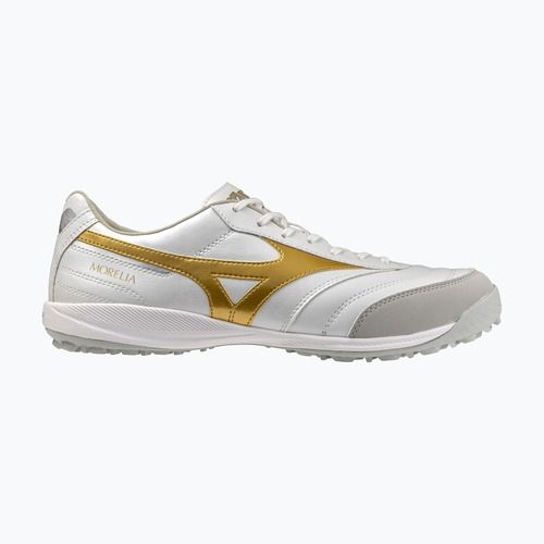 Fußballschuhe Mizuno Morelia Sala Pro TF white/football gold/galaxy silver