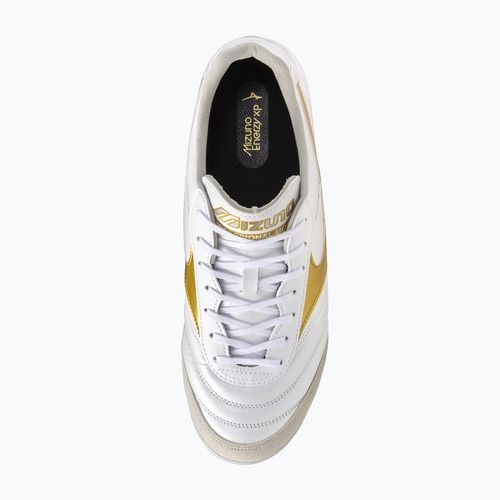 Fußballschuhe Mizuno Morelia Sala Elite TF white/football gold/galaxy silver