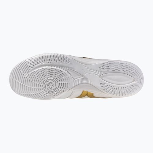 Fußballschuhe Mizuno Morelia Sala Pro IN white/football gold/galaxy silver