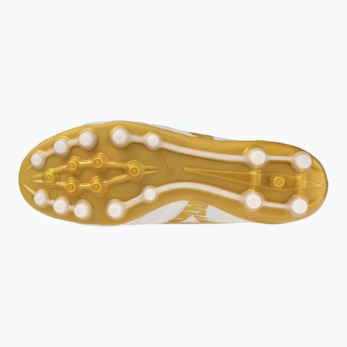 Fußballschuhe Mizuno Morelia Neo IV Beta Elite AG white/mp gold/cool gray 3c