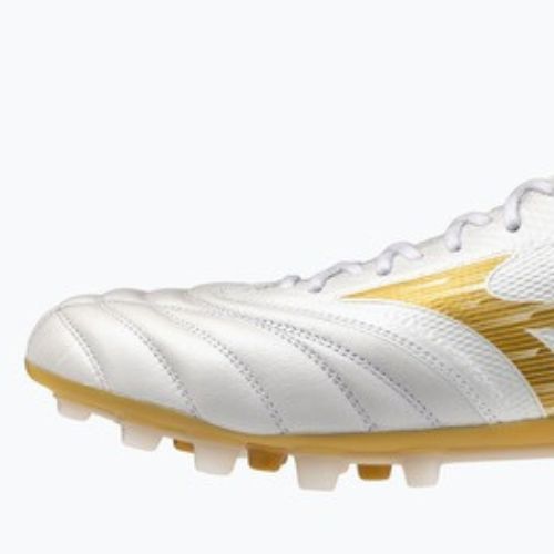 Fußballschuhe Mizuno Morelia Neo IV Beta Elite AG white/mp gold/cool gray 3c
