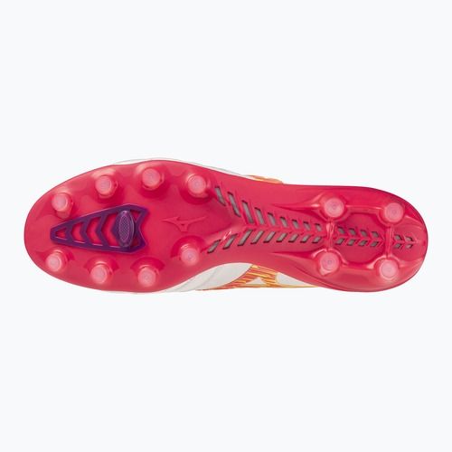 Fußballschuhe Mizuno Morelia Neo IV Beta Japan FG white/pink tetra/fuchsia purple
