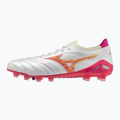 Fußballschuhe Mizuno Morelia Neo IV Beta Japan FG white/pink tetra/fuchsia purple