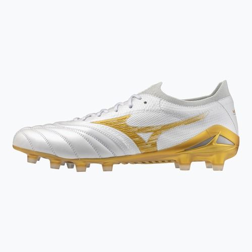Fußballschuhe Mizuno Morelia Neo IV Beta Japan FG white/mp gold/cool gray 3c