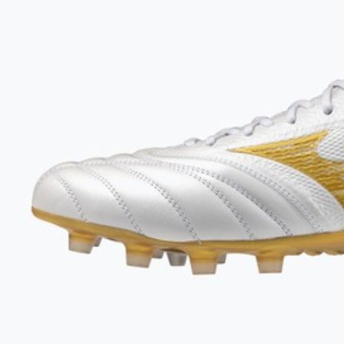 Fußballschuhe Mizuno Morelia Neo IV Beta Japan FG white/mp gold/cool gray 3c