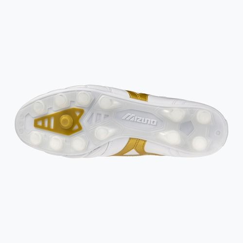 Fußballschuhe Mizuno Morelia II Pro FG white/football gold/galaxy silver