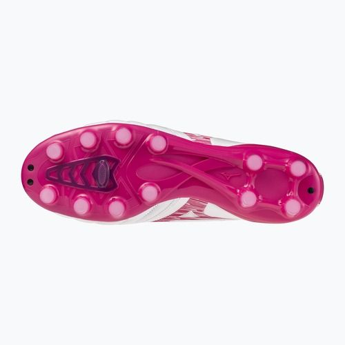 Fußballschuhe Mizuno Morelia Neo IV Pro FG white/fuchsia purple/fuchsia purple