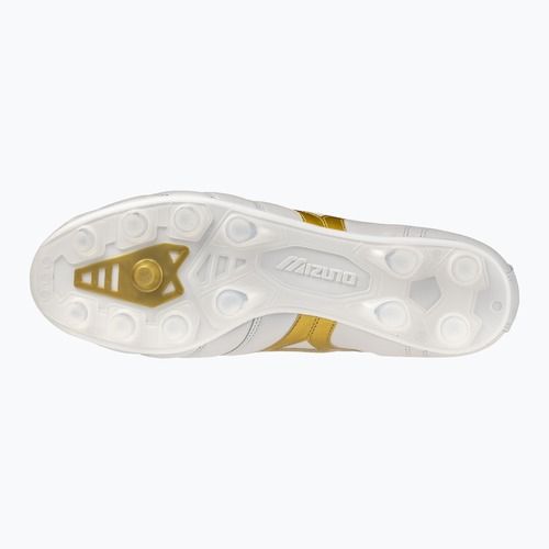 Fußballschuhe Mizuno Morelia II Japan FG white/football gold/galaxy silver
