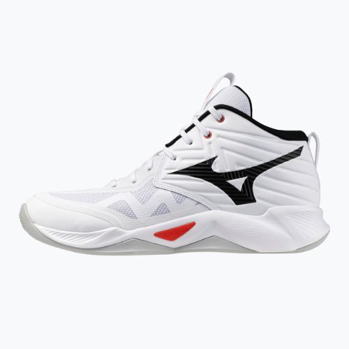 Volleyballschuhe Mizuno Wave Momentum Pro Mid white/black/fiery red