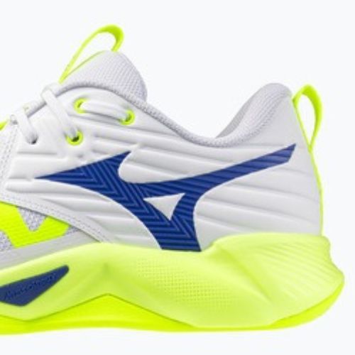 Volleyballschuhe Mizuno Wave Momentum Pro white/lightning yellow/dazzling blue