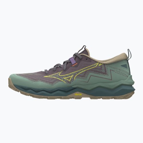 Damen-Laufschuhe Mizuno Wave Daichi 9 granite green/fortune yellow