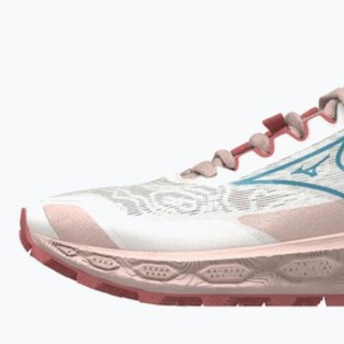 Damen-Laufschuhe Mizuno Wave Mujin 11 snow white/larkspur/faded rode