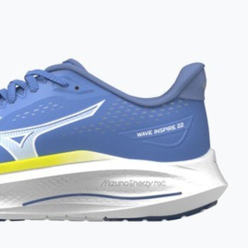Damen-Laufschuhe Mizuno Wave Inspire 22 ultramarine/white/lightning yellow