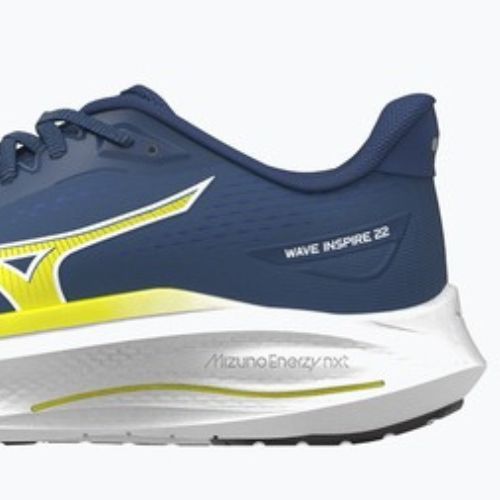 Herren-Laufschuhe Mizuno Wave Inspire 22 estate blue/lightning yellow