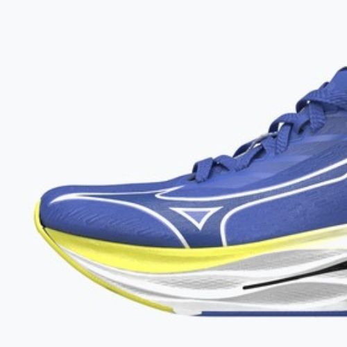 Herren-Laufschuhe Mizuno Wave Rebellion Flash 3 dazzling blue/surf the web/fortune yellow