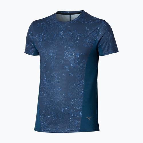 Herren-Laufshirt Mizuno Active DryAeroFlow Graphic estate blue