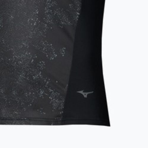 Herren-Laufshirt Mizuno Active DryAeroFlow Graphic black/gray