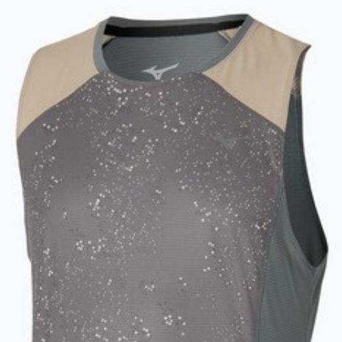 Herren-Laufshirt Mizuno Active DryAeroFlow Graphic Tank Top lava smoke