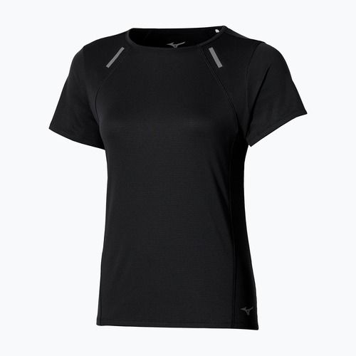 Damen-Laufshirt Mizuno Active DryAeroFlow Tee black
