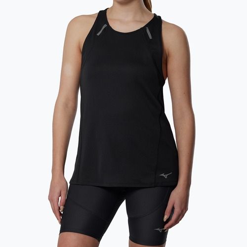 Damen-Laufshirt Mizuno Active DryAeroFlow Tank Top black