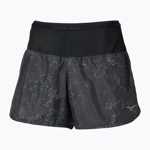 Damen-Laufshorts Mizuno Active Graphic Multi Pocket black