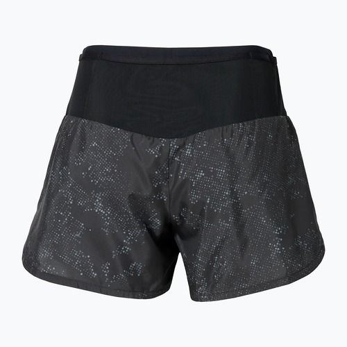 Damen-Laufshorts Mizuno Active Graphic Multi Pocket black