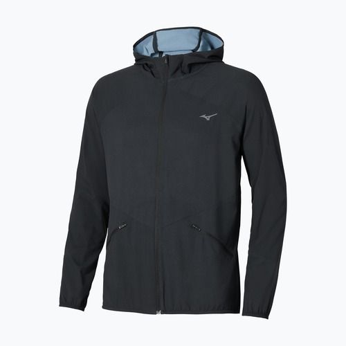 Herren-Laufjacke Mizuno Active Alpha Hooded black