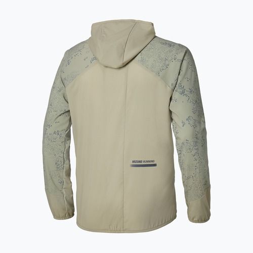 Herren-Laufjacke Mizuno Active Alpha Hooded elm