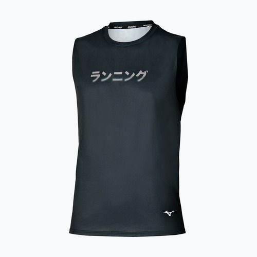 Herren-Laufshirt Mizuno Core Graphic Sleeveless black