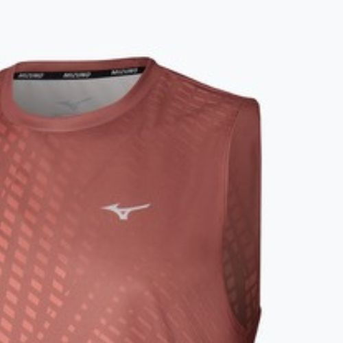 Herren-Laufshirt Mizuno Core Graphic Sleeveless copper brown