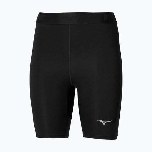 Damen-Laufshorts Mizuno Core Impulse Mid black