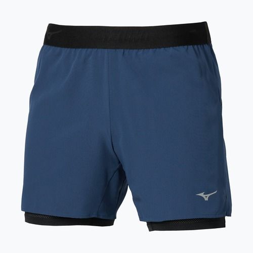 Herren-Laufshorts Mizuno Core 5.5 Inches 2in1 estate blue