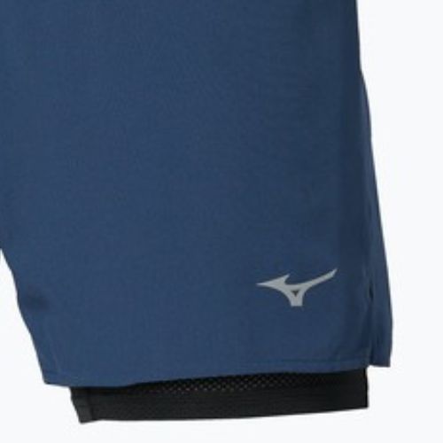 Herren-Laufshorts Mizuno Core 5.5 Inches 2in1 estate blue