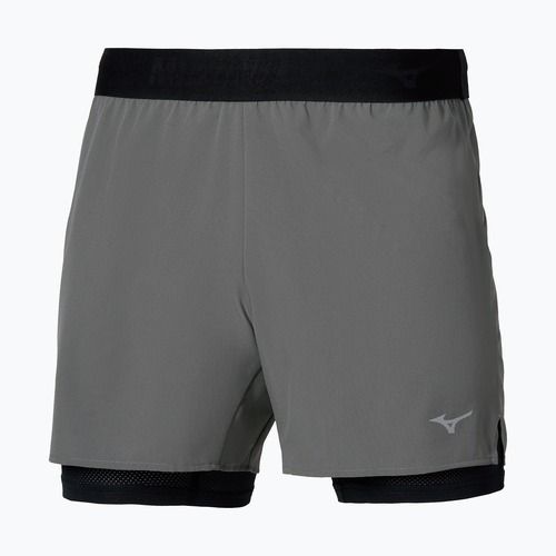 Herren-Laufshorts Mizuno Core 5.5 Inches 2in1 lava smoke