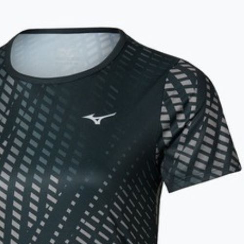Damen-Laufshirt Mizuno Core Graphic Tee black/gray