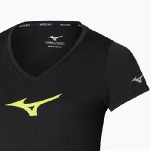 Damen-Laufshirt Mizuno Core Runbird Tee black