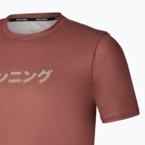Herren-Laufshirt Mizuno Core Graphic Tee copper brown