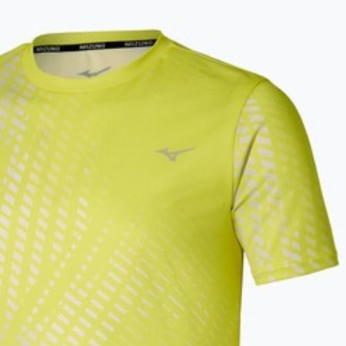 Herren-Laufshirt Mizuno Core Graphic Tee lightning yellow