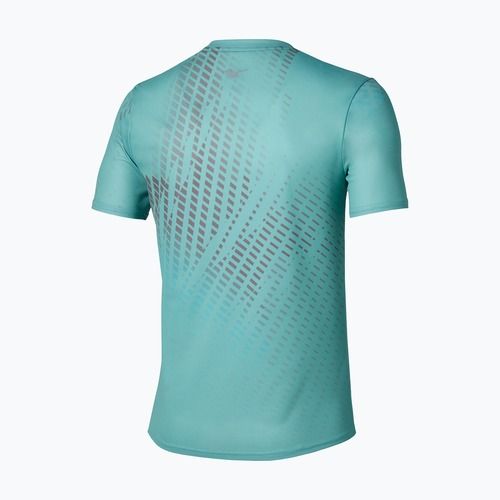 Herren-Laufshirt Mizuno Core Graphic Tee aquifer