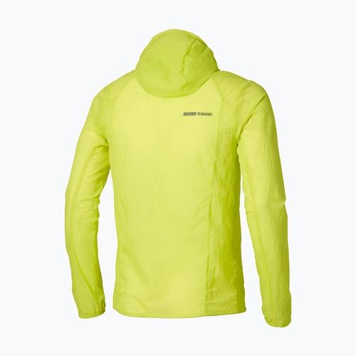 Herren-Laufjacke Mizuno Tech Light Hooded lightning yellow