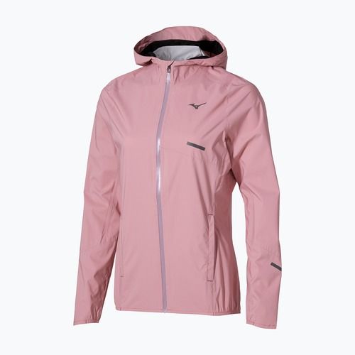 Damen-Laufjacke Mizuno Trail Waterproof 20K Hooded Rose Elegance